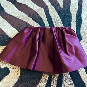 Aritzia Rich Burgundy Skater Skirt